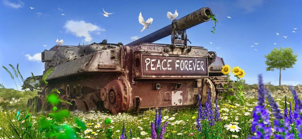 peace, tank, flower meadow, dove, life, nature, landscape, heaven, rusted, broken, past, future, peaceful, summer, sun, quiet, relaxation, symbol, animals, plants, environment, earth, green, world peace, global, peace, tank, world peace, world peace, world peace, world peace, world peace, global